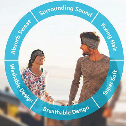 Bluetooth Wireless Headphones Sleep Eye Mask Headset Soft Elastic Comfortable Sports Headband Bluetooth Music Earphone